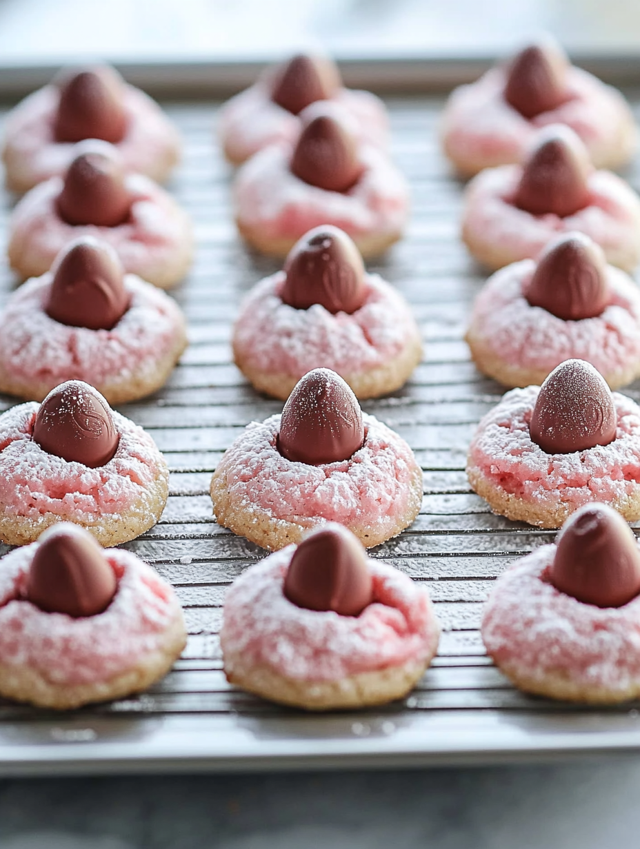 Strawberry Kiss Cookies Recipe