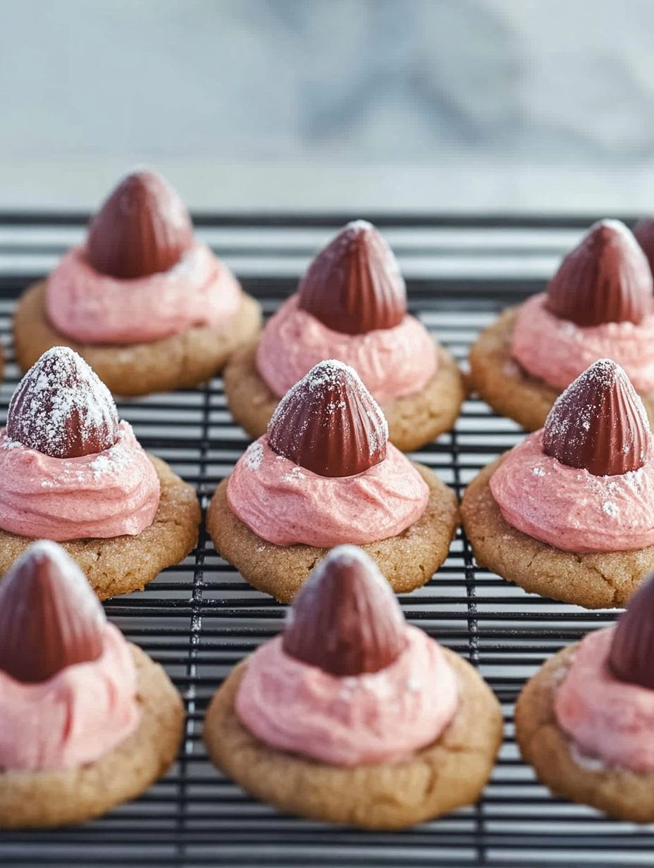 The Best Strawberry Kiss Cookies