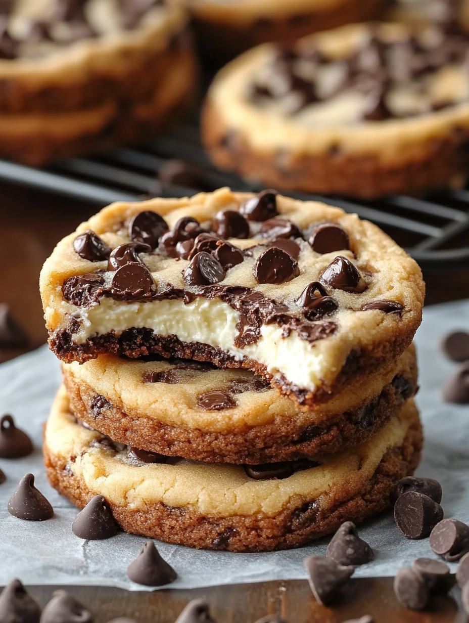 The Best Chocolate Chip Cheesecake Cookies