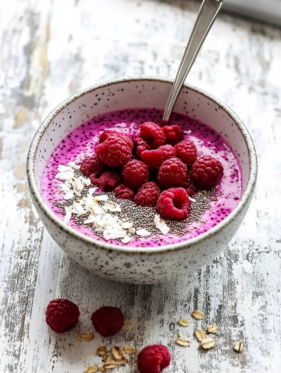 Easy Raspberry Chia Pudding