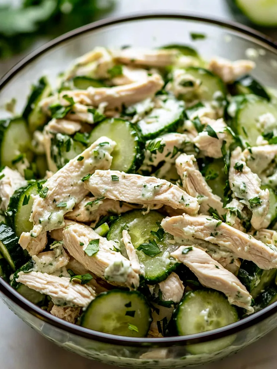 Easy Tzatziki Chicken Salad