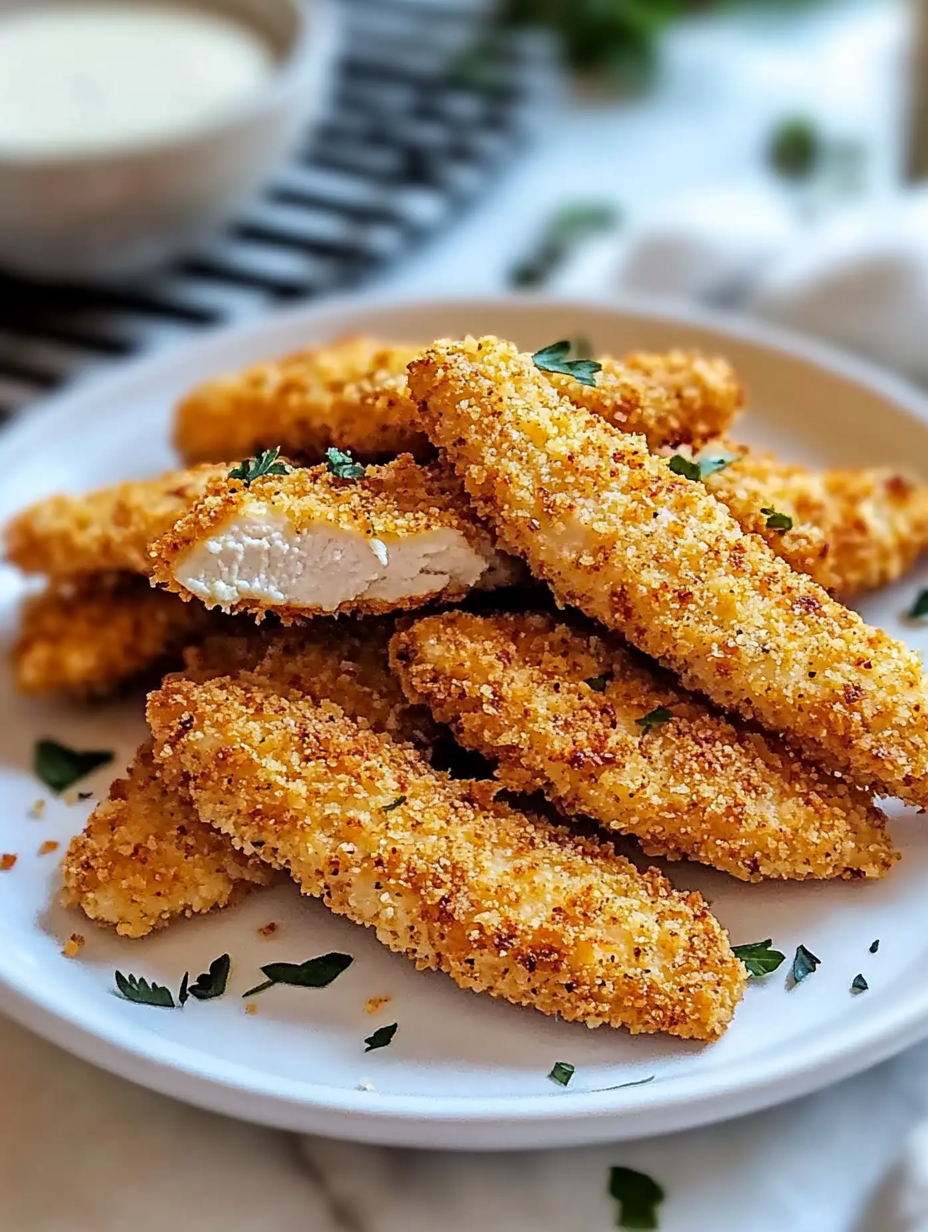 The Best Crispy Homemade Baked Chicken Tenders