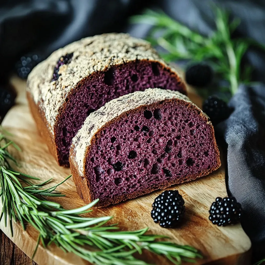 Blackberry Rosemary Sourdough Loaf