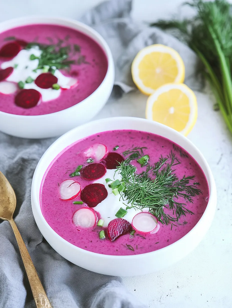 Polish Cold Beet Soup