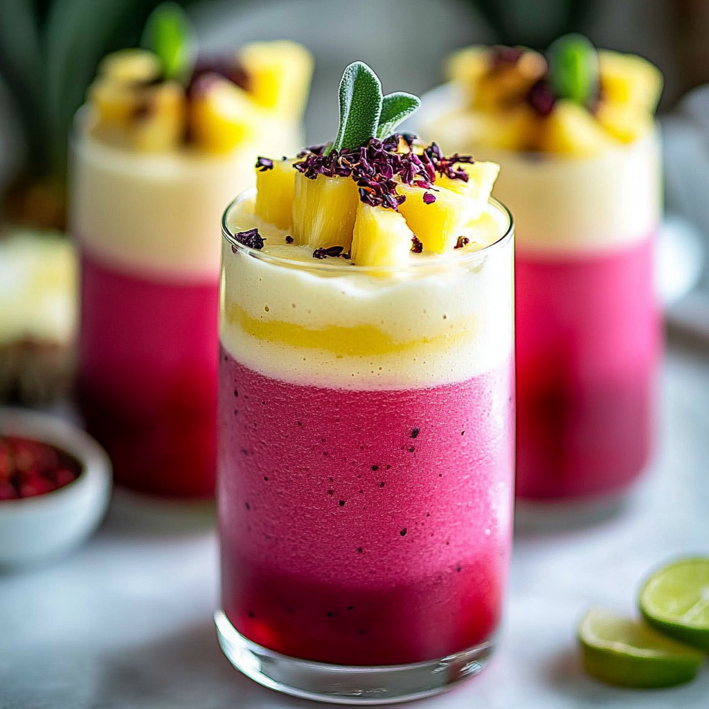 Hibiscus Tea Pineapple Smoothie