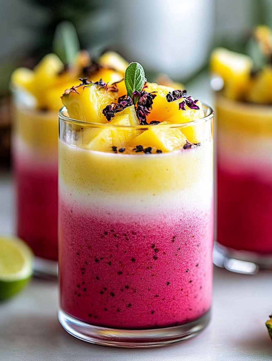 Hibiscus Tea Pineapple Smoothie Recipe