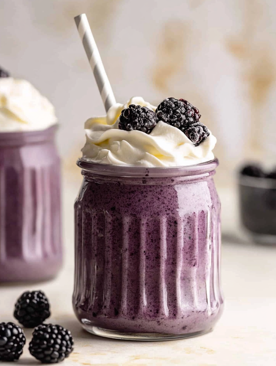 Blackberry Milkshake Recipe