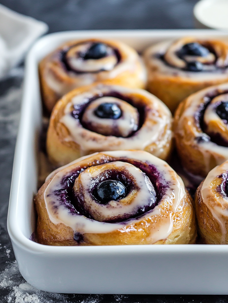 Blueberry Cinnamon Rolls