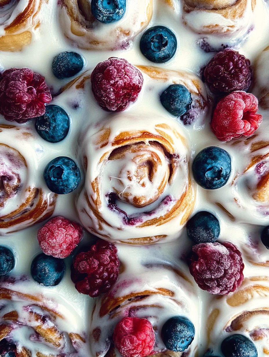 The Best Soft cardamom rolls with berries
