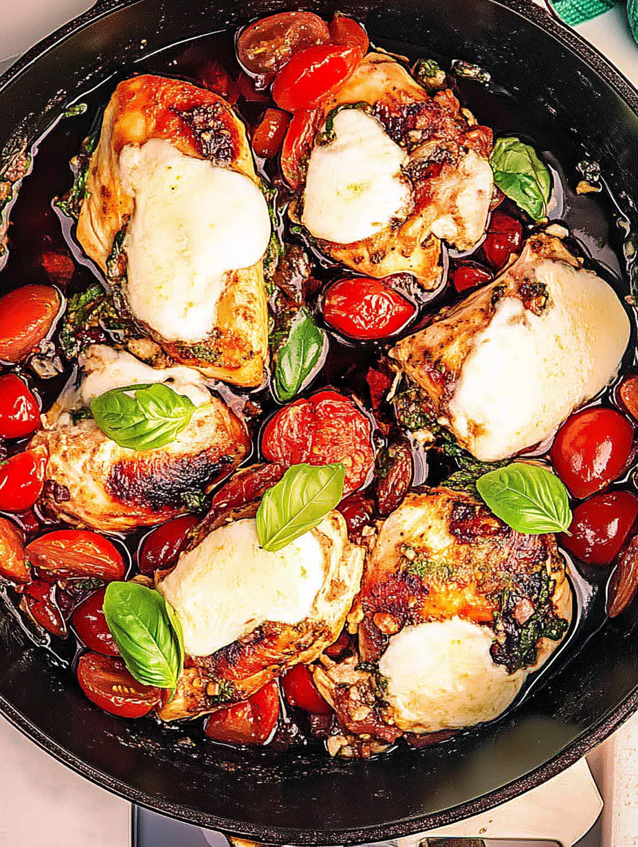 The Best One Pan Balsamic Chicken