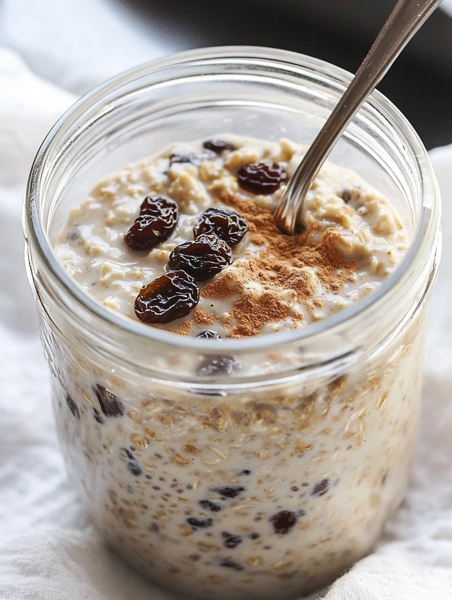 Cinnamon Protein Overnight Oats Recipe