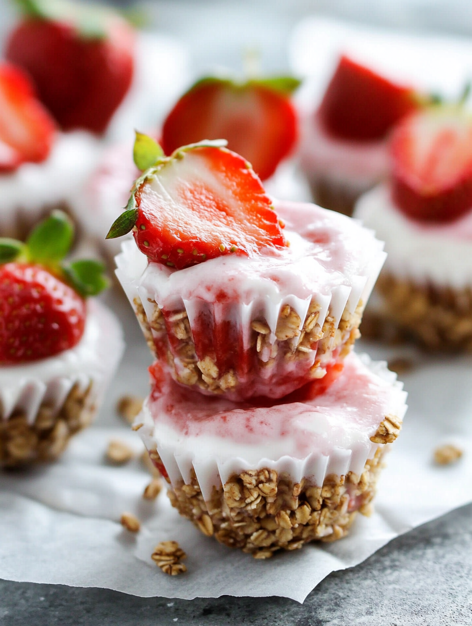 Strawberry Yogurt Bites Recipe