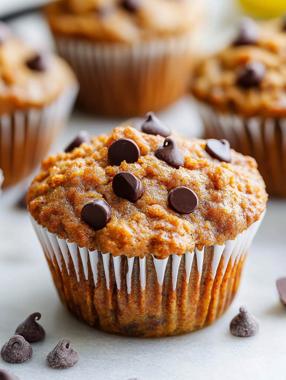 The Best Chocolate Chip Carrot Cottage Cheese Muffins