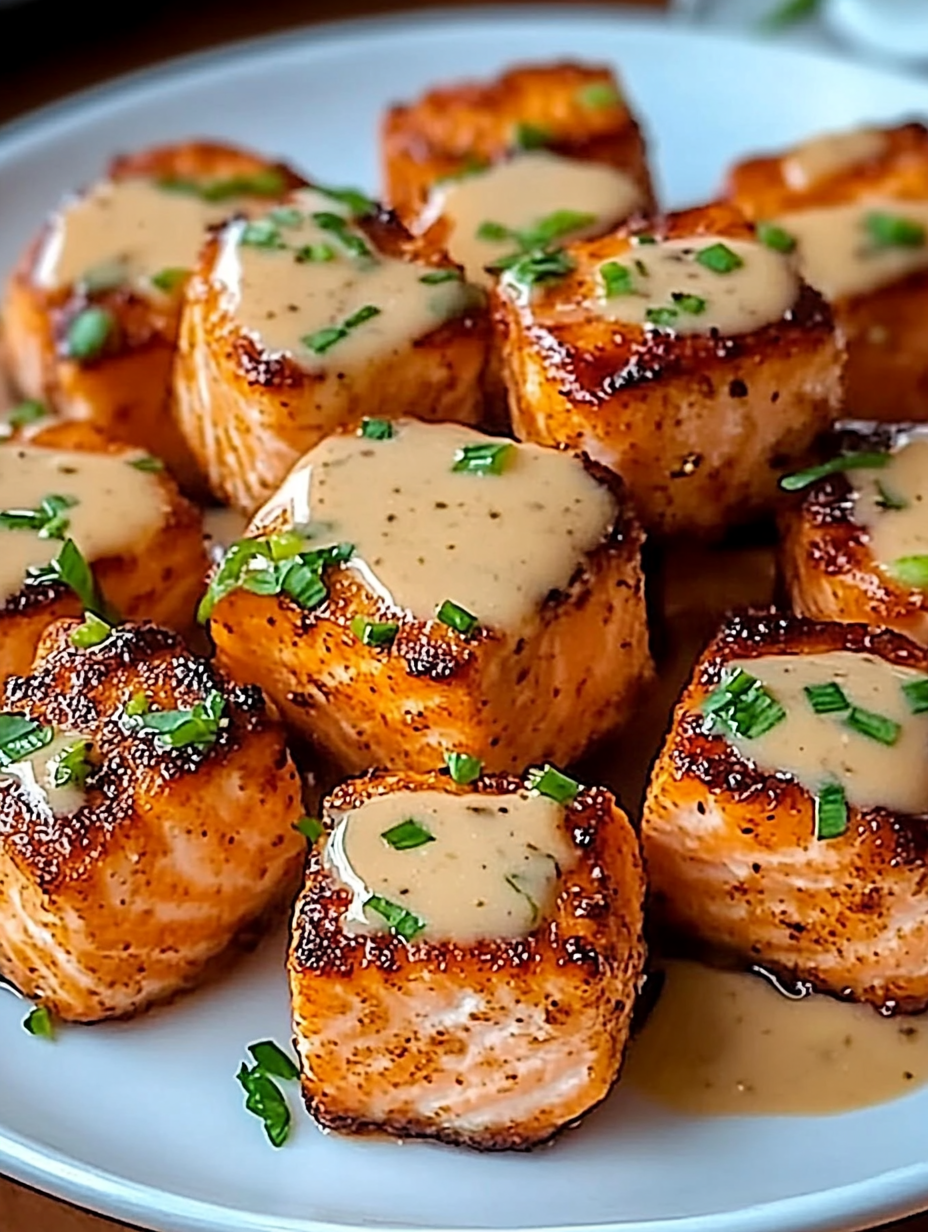 Crispy bang salmon bites