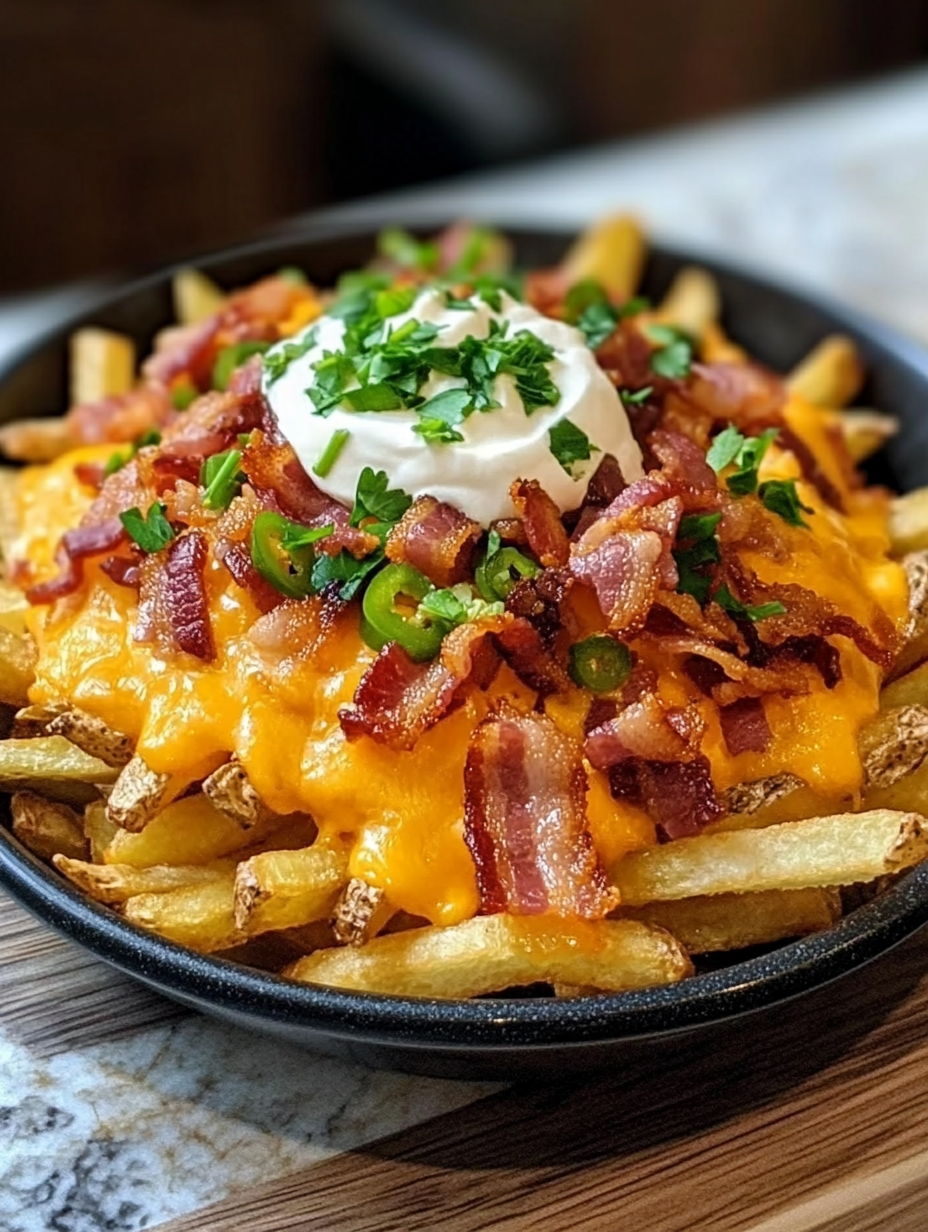 Loaded Bacon Cheese Fries Recipe