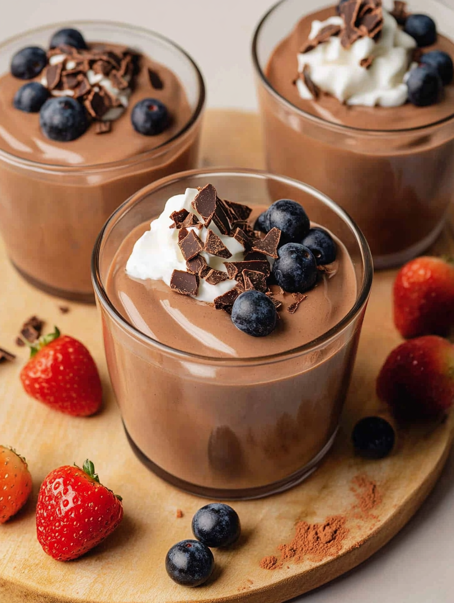 The Best Chocolate Protein Pudding