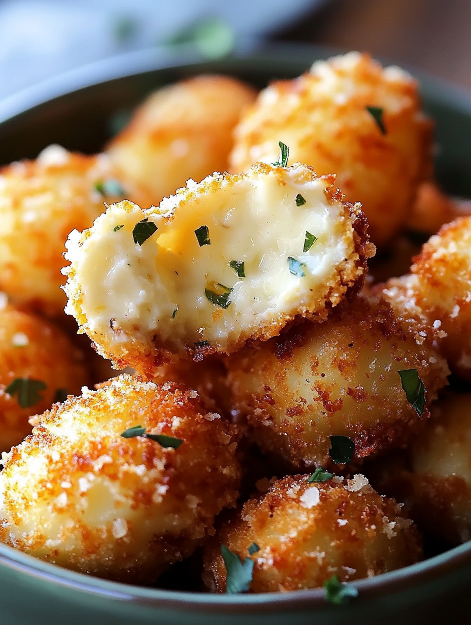 Cheesy Parmesan Mozzarella Bites