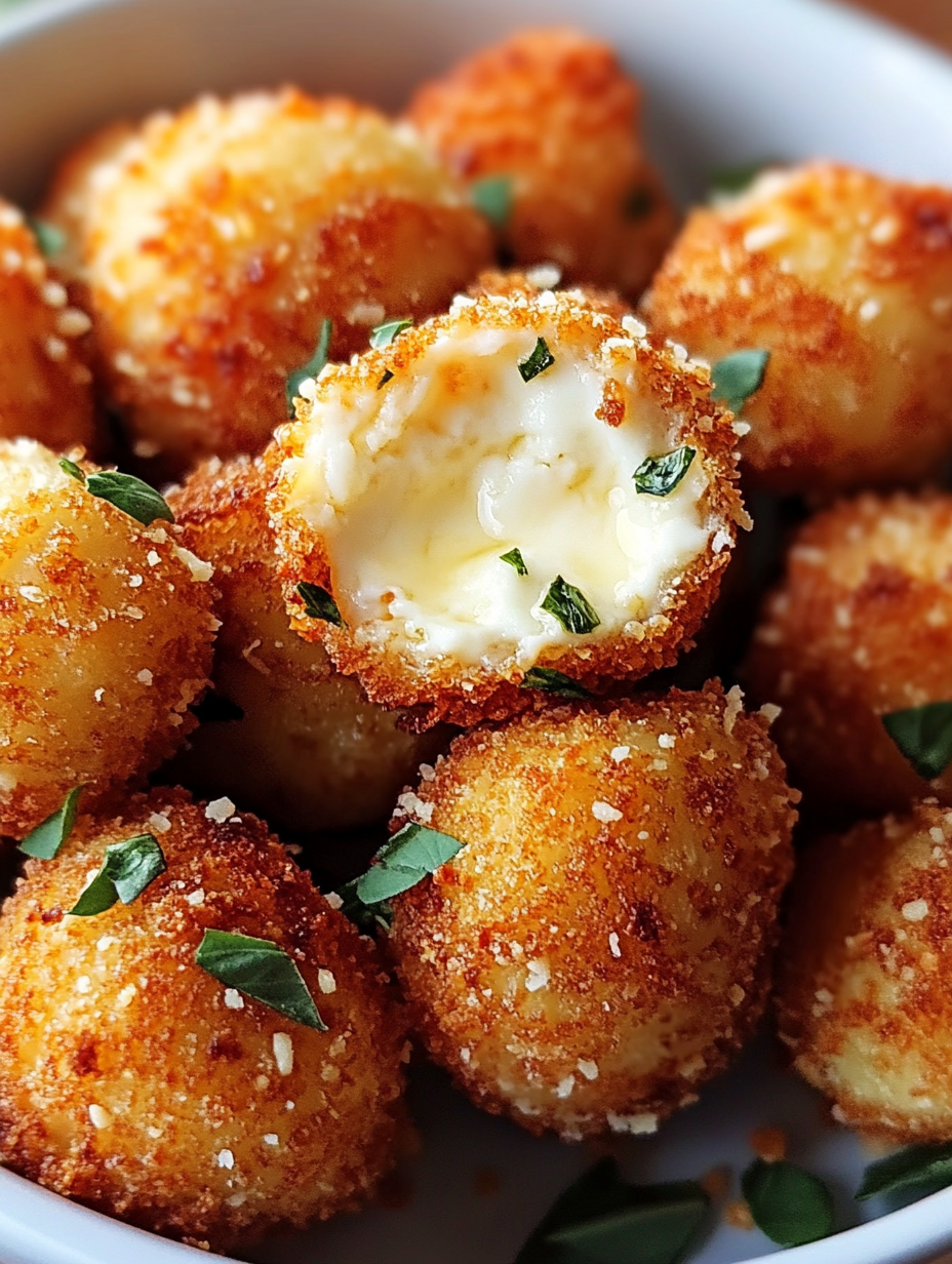 Cheesy Parmesan Mozzarella Bites Recipe