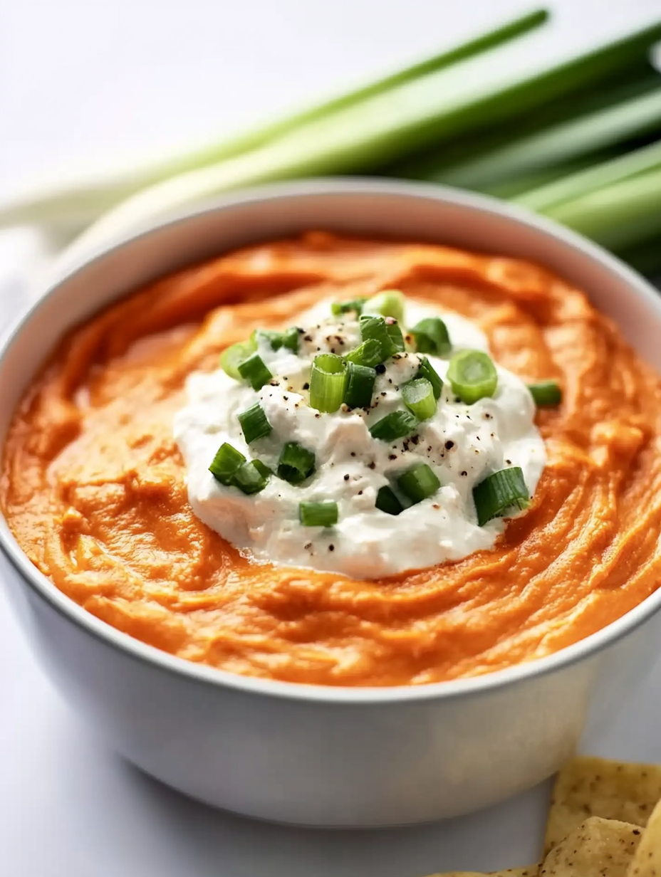 High protein buffalo chicken dip Recipe