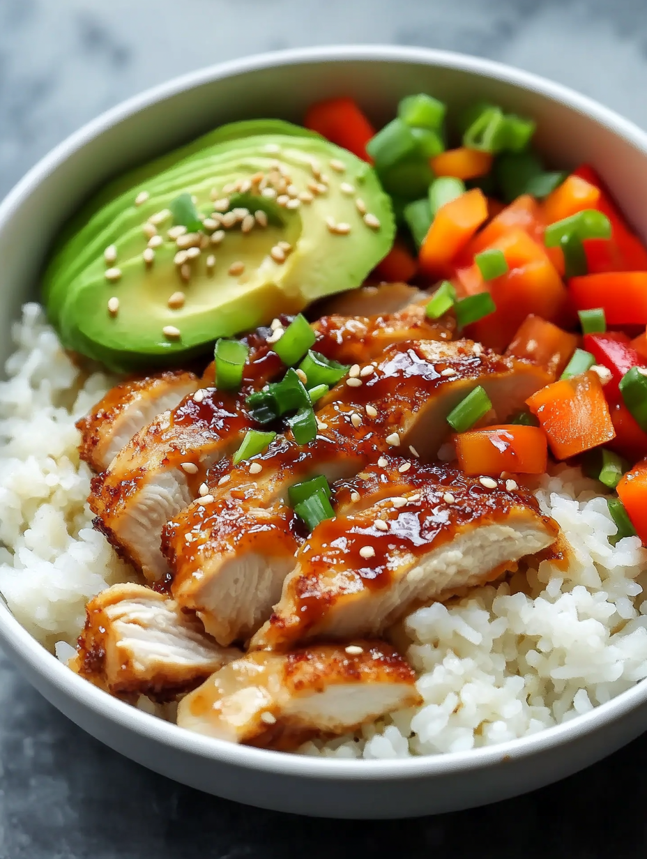 Chicken rice bowl Recipe