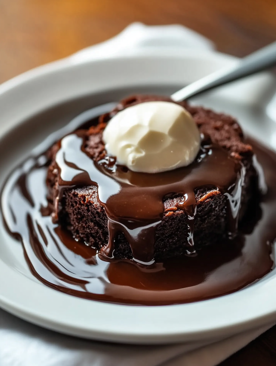 The Best Chocolate pudding cake