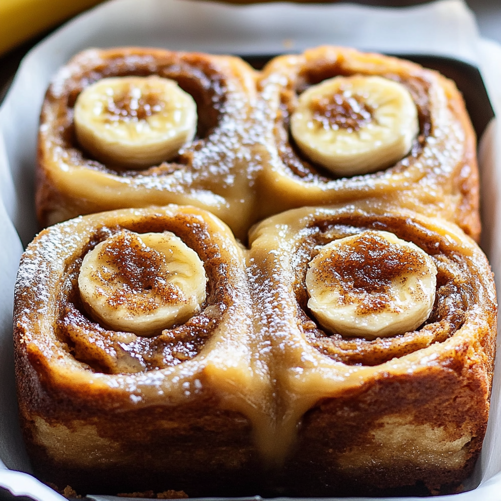 Easy Banana Bread Roll Recipe