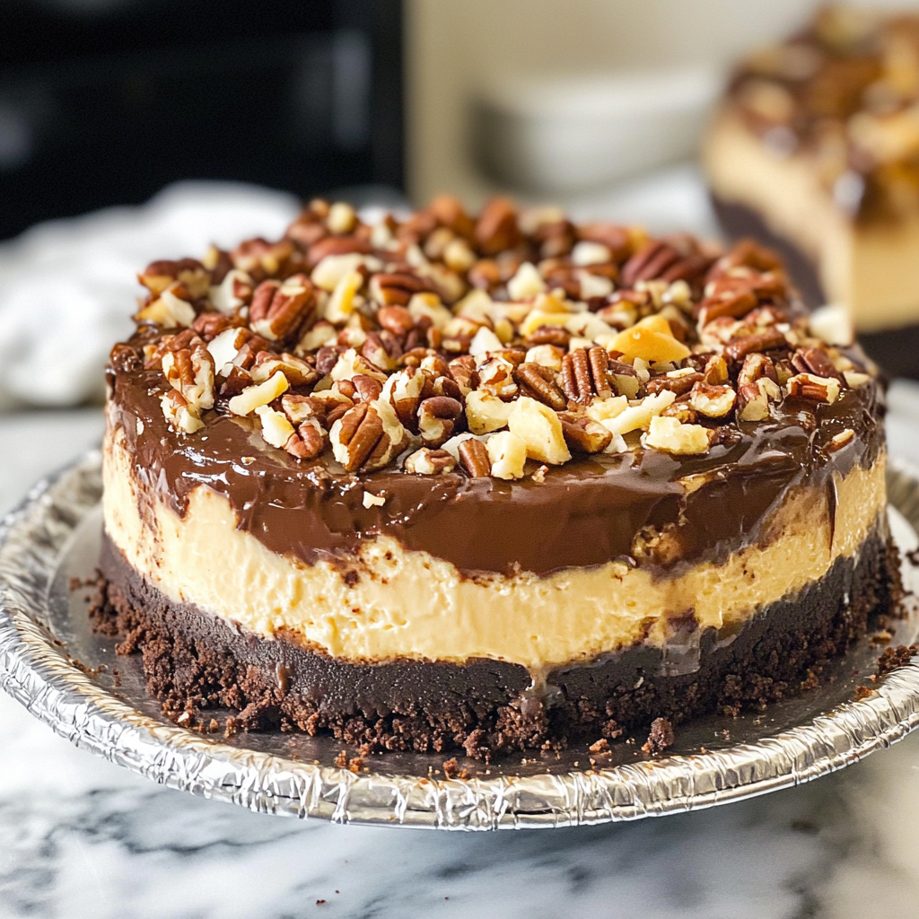 German Chocolate Cheesecake