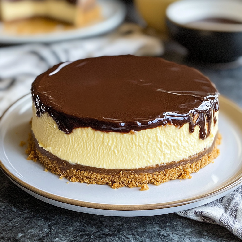 Boston Cream Pie Cheesecake Recipe