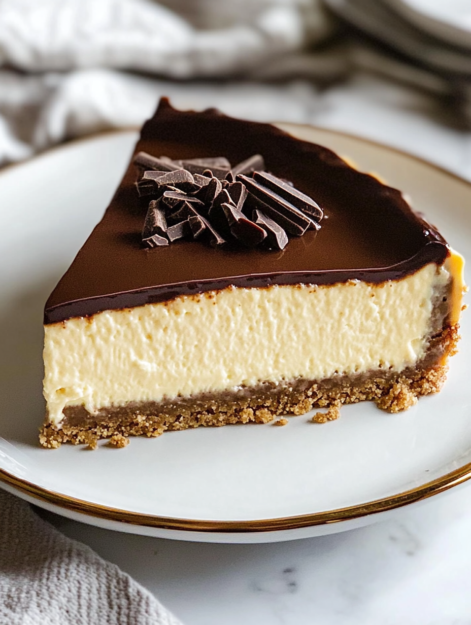 Boston Cream Pie Cheesecake