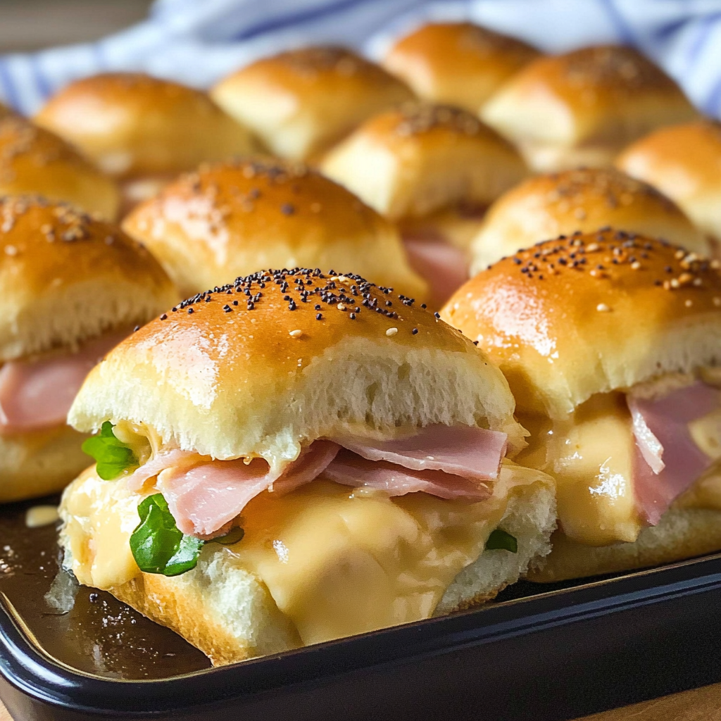 Baked Ham and Cheese Sliders Recipe