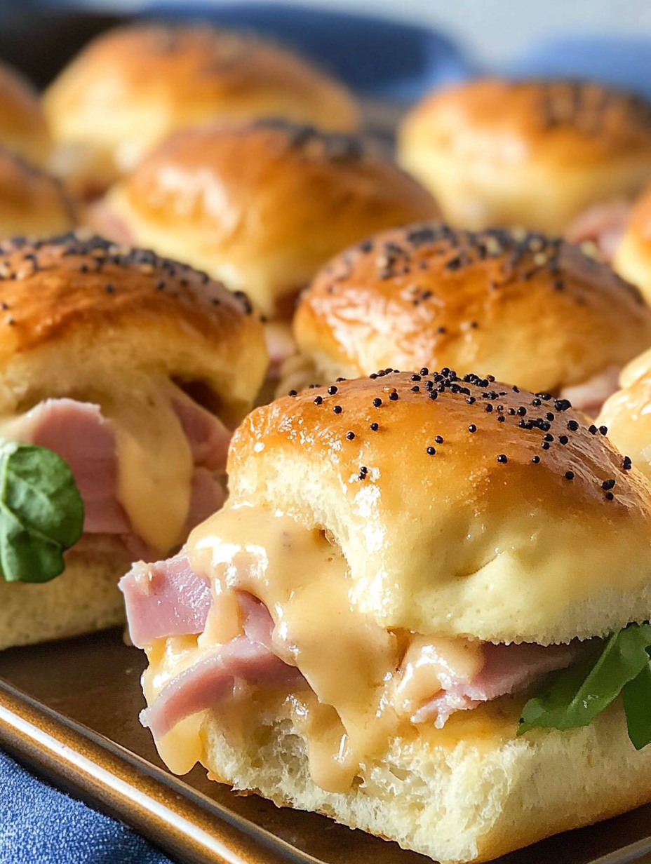 The Best Baked Ham and Cheese Sliders