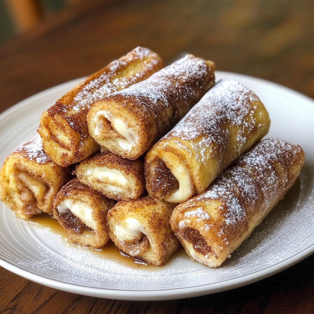 Cinnamon French Toast Roll Ups Recipe