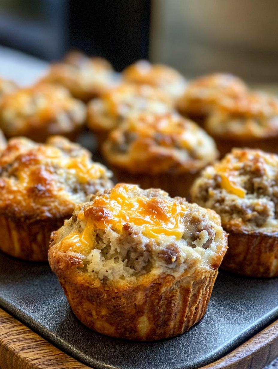 The Best Breakfast Sausage Muffins