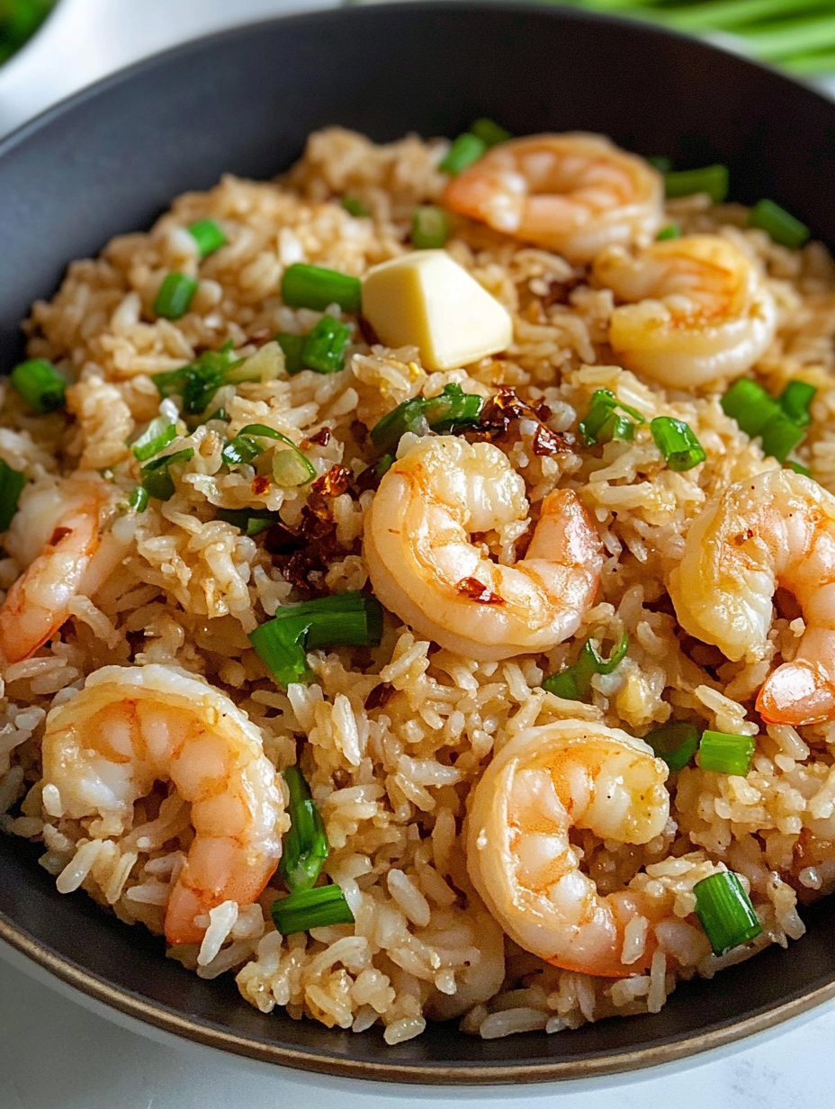 The Best Spicy Shrimp Fried Rice