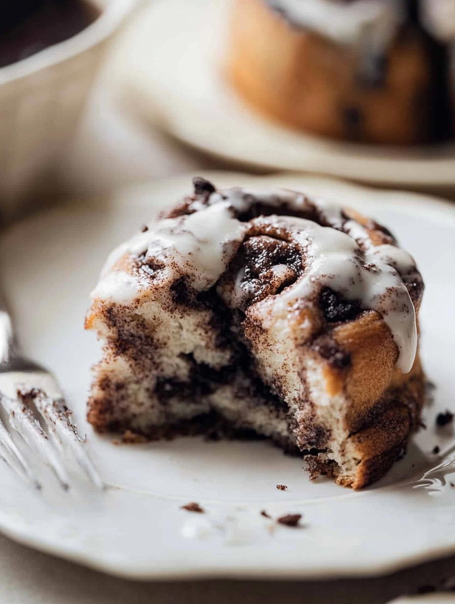 Cookies and Cream Cinnamon Rolls