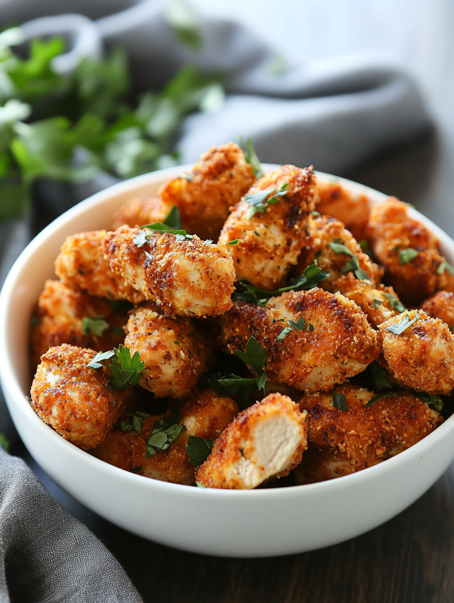 The Best EASY OVEN BAKED CHICKEN BITES