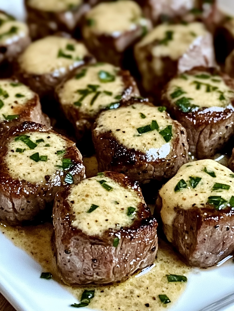 The Best Garlic Butter Steak Bites with Parmesan Cream Sauce