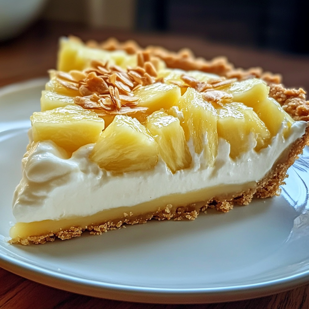 Pineapple Cream Cheese Pie Recipe