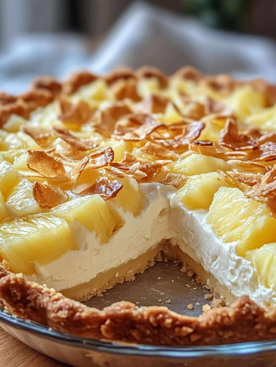 Pineapple Cream Cheese Pie