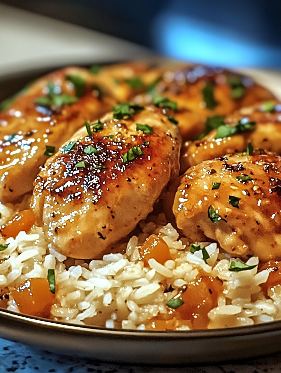 Smothered Chicken and Rice