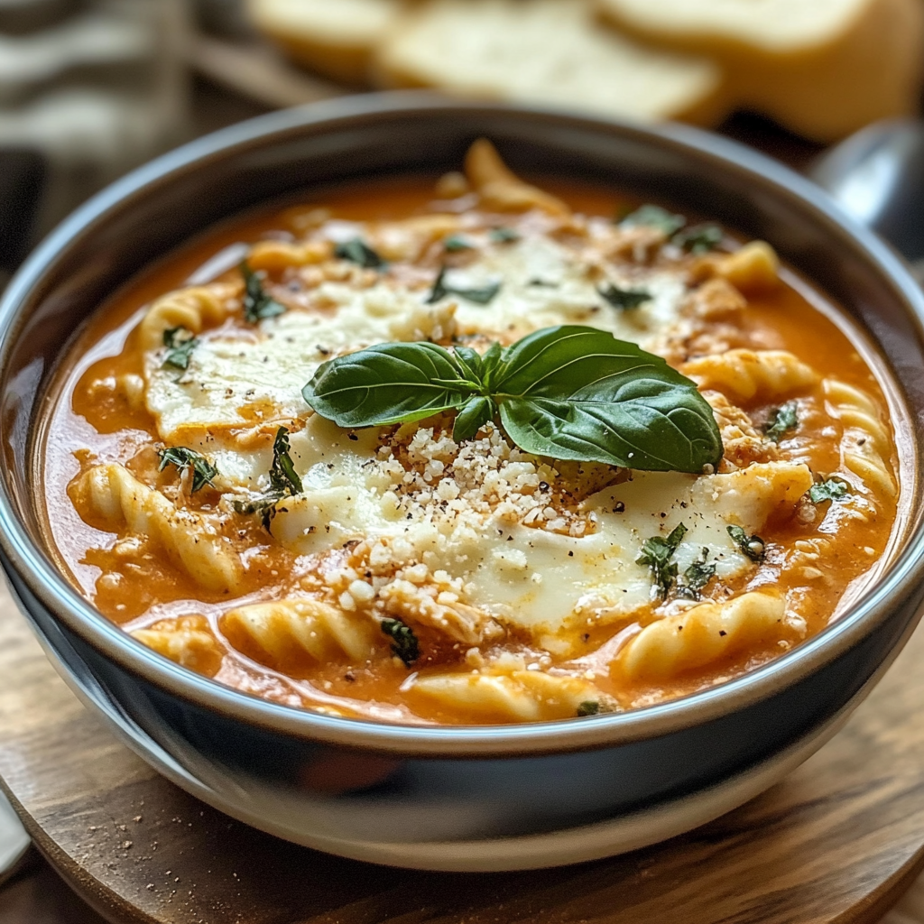 Crockpot Chicken Parmesan Soup Recipe