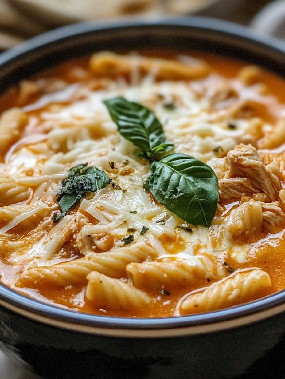 The Best Crockpot Chicken Parmesan Soup