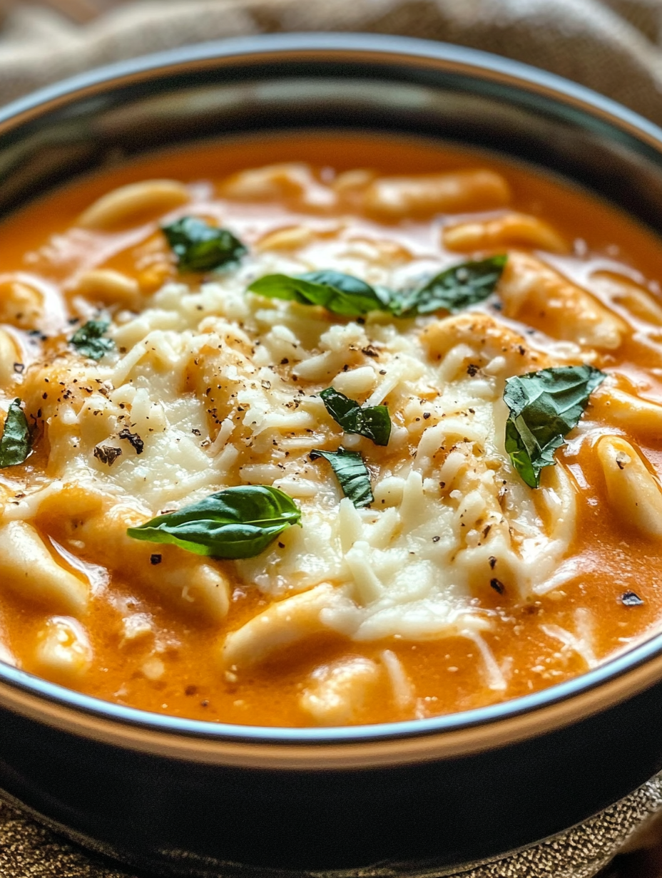 Crockpot Chicken Parmesan Soup