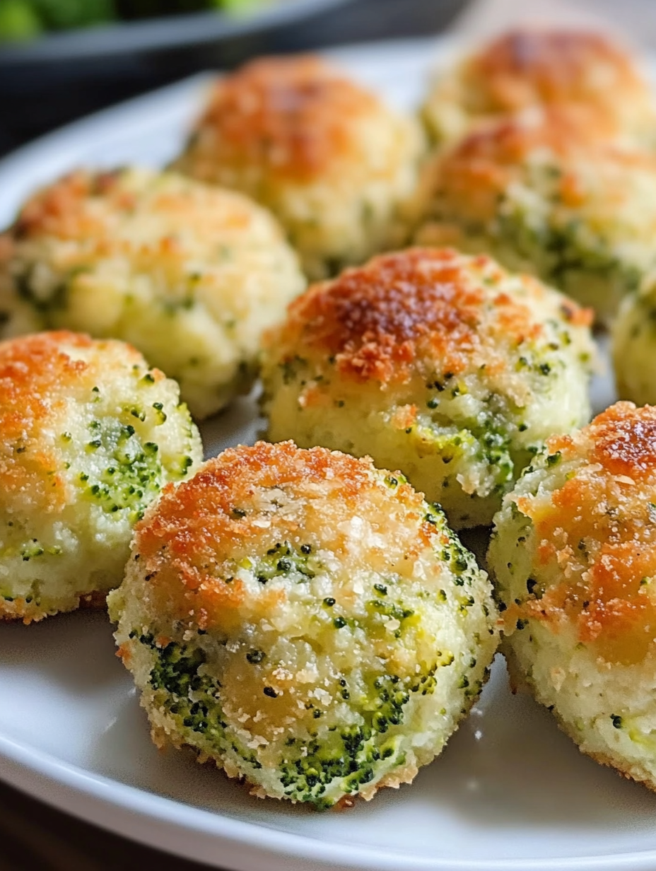 The Best Baked Broccoli Cheese Balls