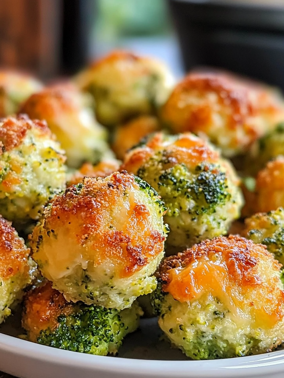 Baked Broccoli Cheese Balls