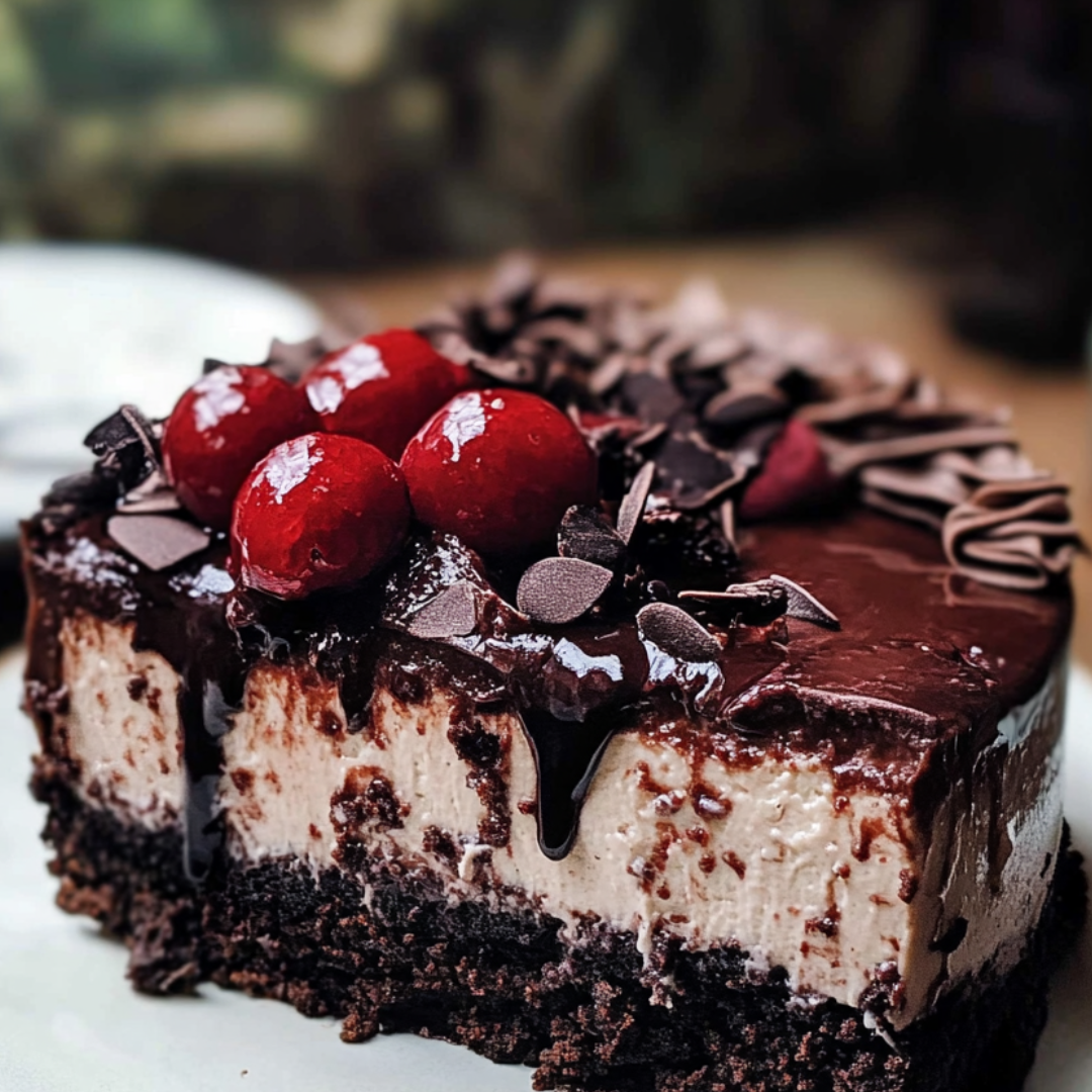 Decadent Black Forest Cheesecake