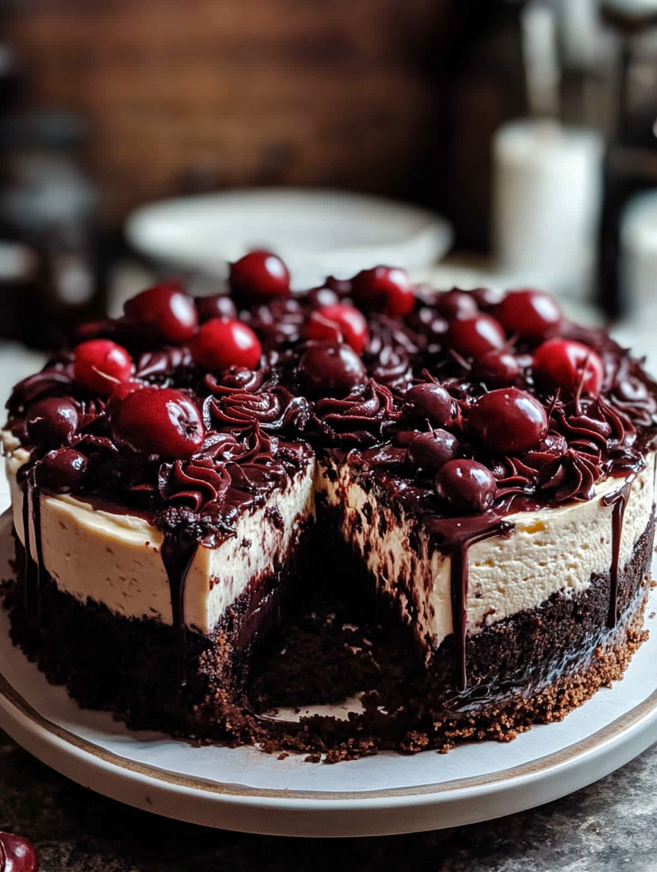 Decadent Black Forest Cheesecake Recipe