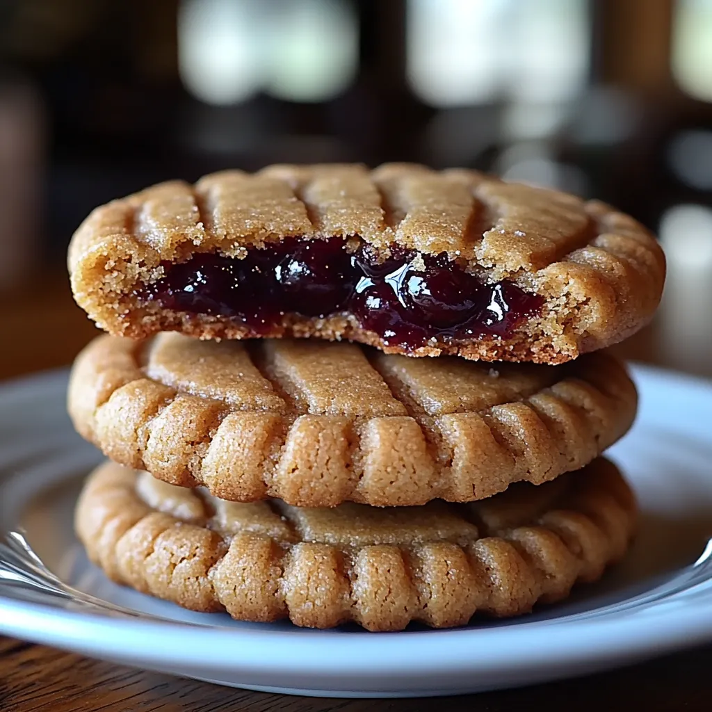 PB&J Stuffed Cookies Treat