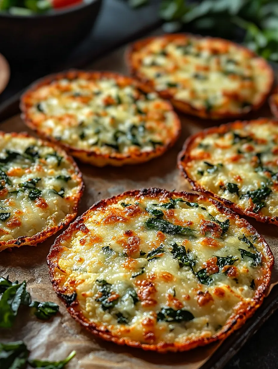 Healthy Cauliflower Spinach Taco Shells