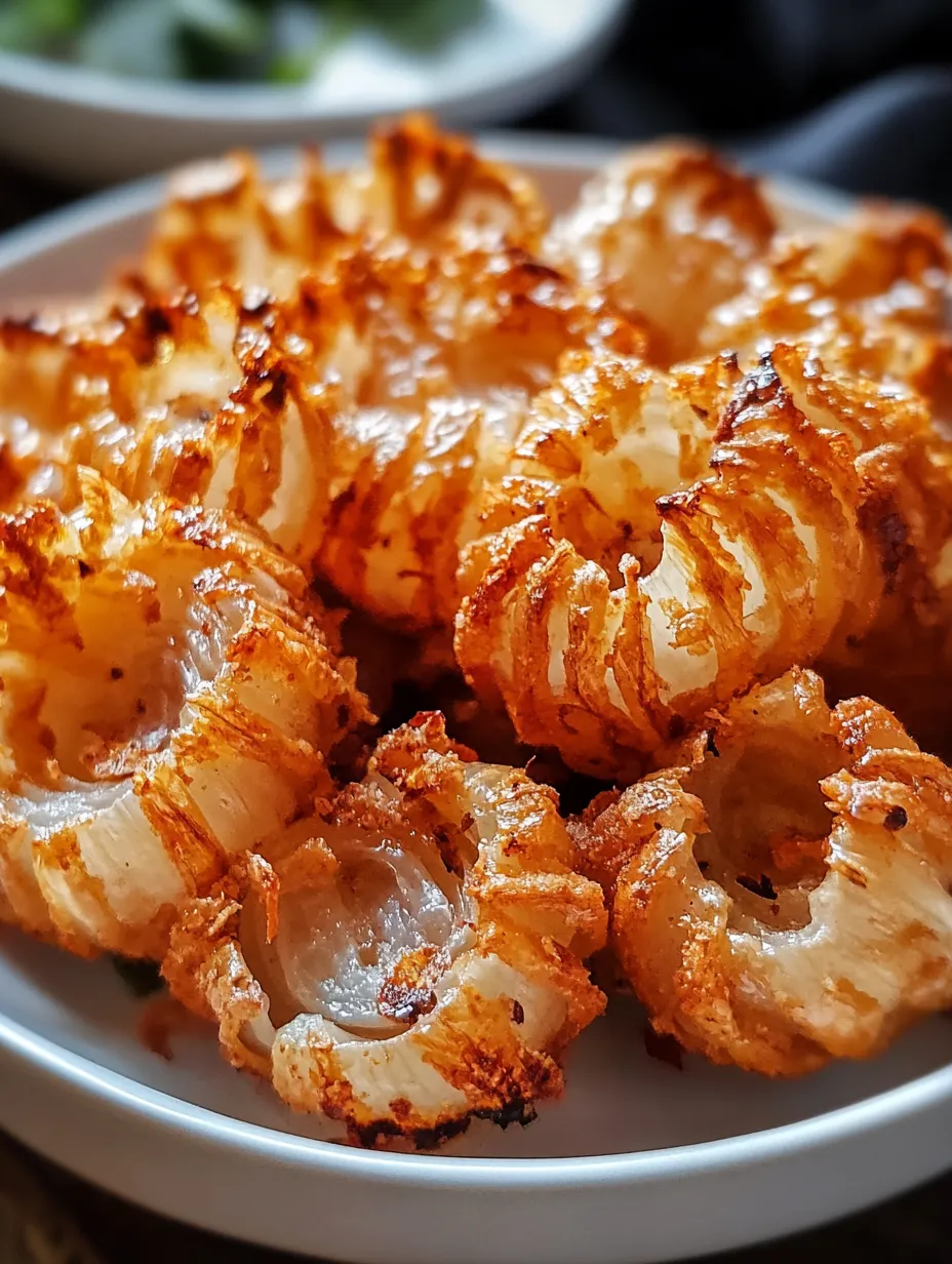 Crispy Bite-Sized Blooming Onions Recipe